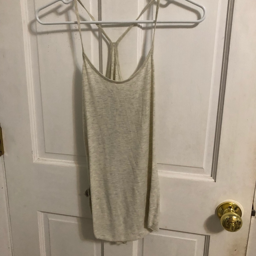 cream tank top